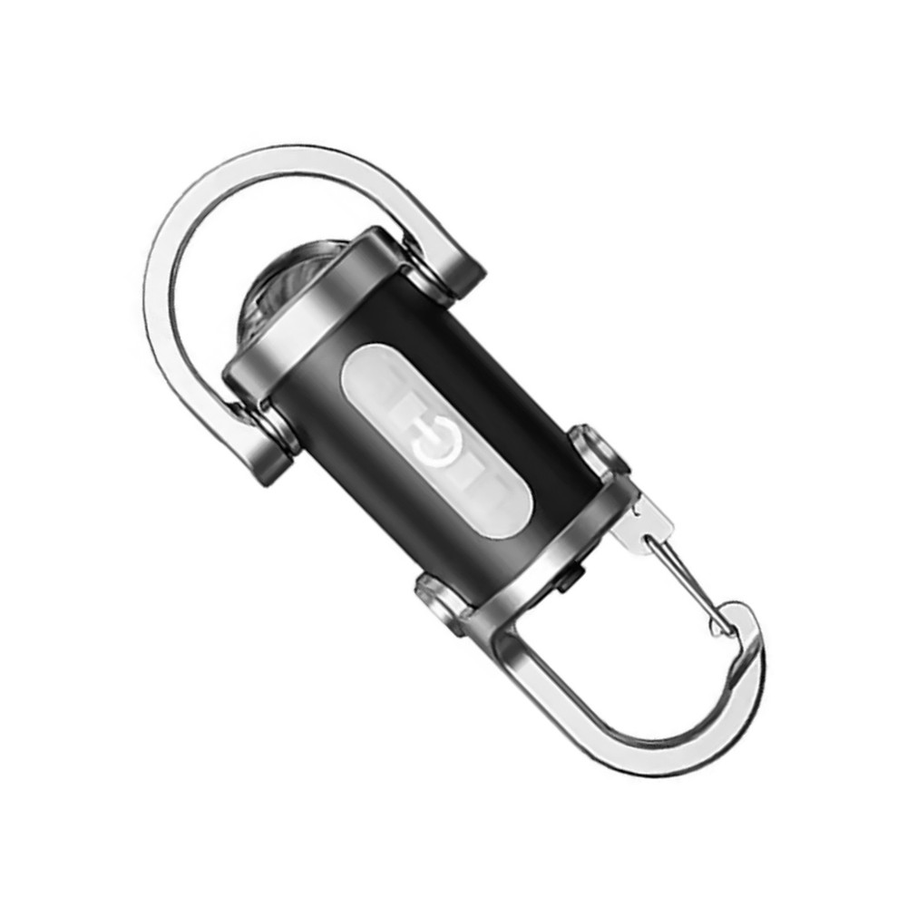 Rechargeable Keychain Flashlight LED Torch, Compact Light for Night Camping