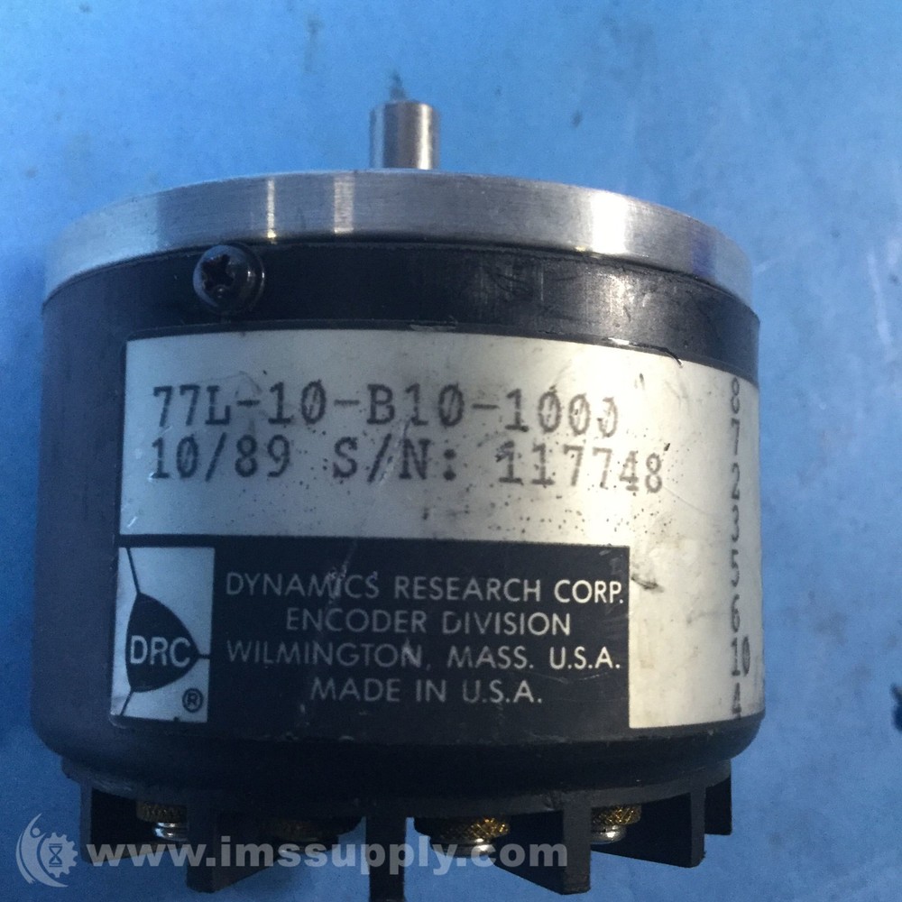 Dynamics Research 77L-10-B10-1000 Rotary Encoder USIP