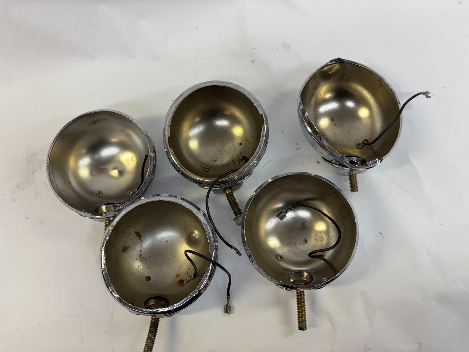 Harley assorted non perfect passing lamp spotlight buckets shells quantity 5