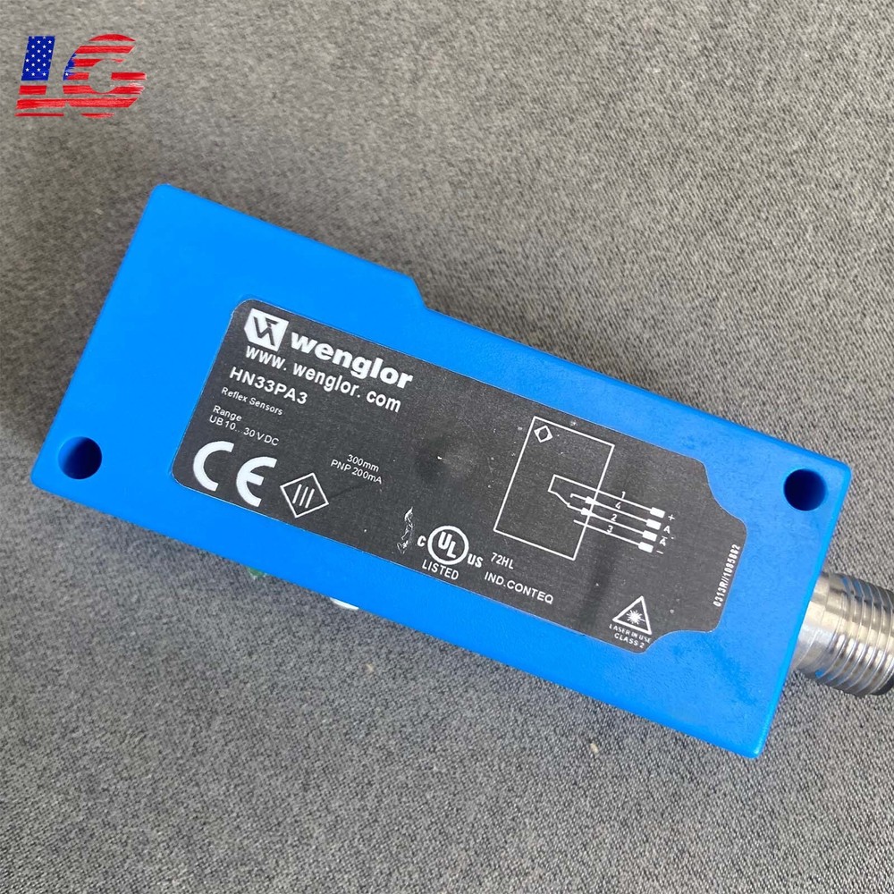 Diffuse Reflection Sensor w/ Background Suppression Function for Wenglor HN33PA3