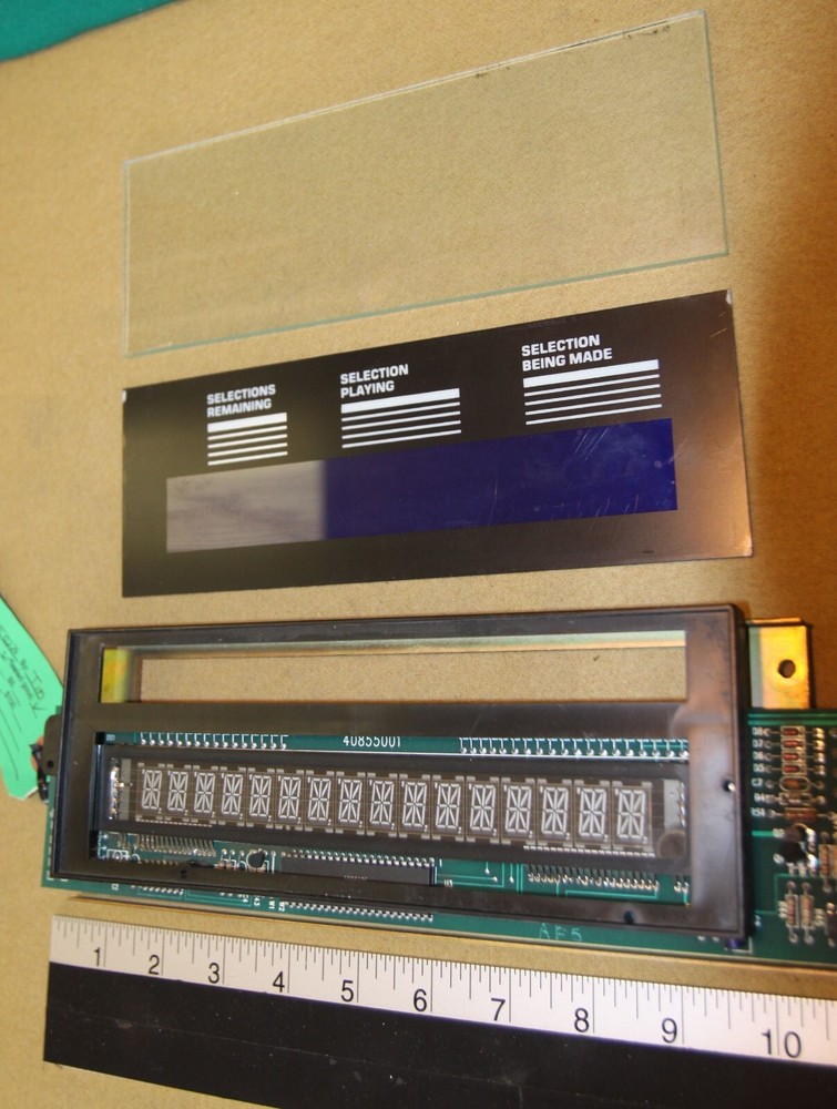 Rowe AMI Cd-100 jukebox display board assembly - Tested good
