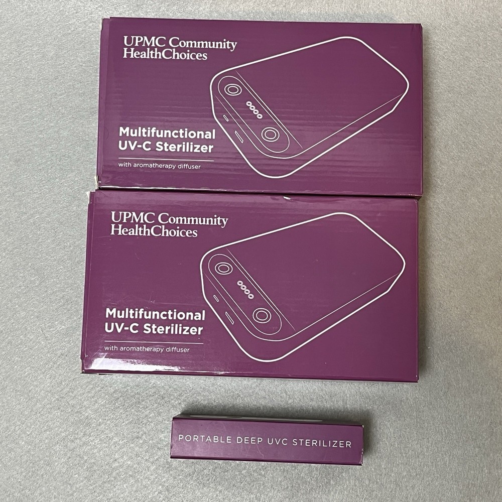 3-PACK MULTIFUNCTIONAL UV-C STERILIZER & PORTABLE DEEP uvc Aromatherapy Diffuser
