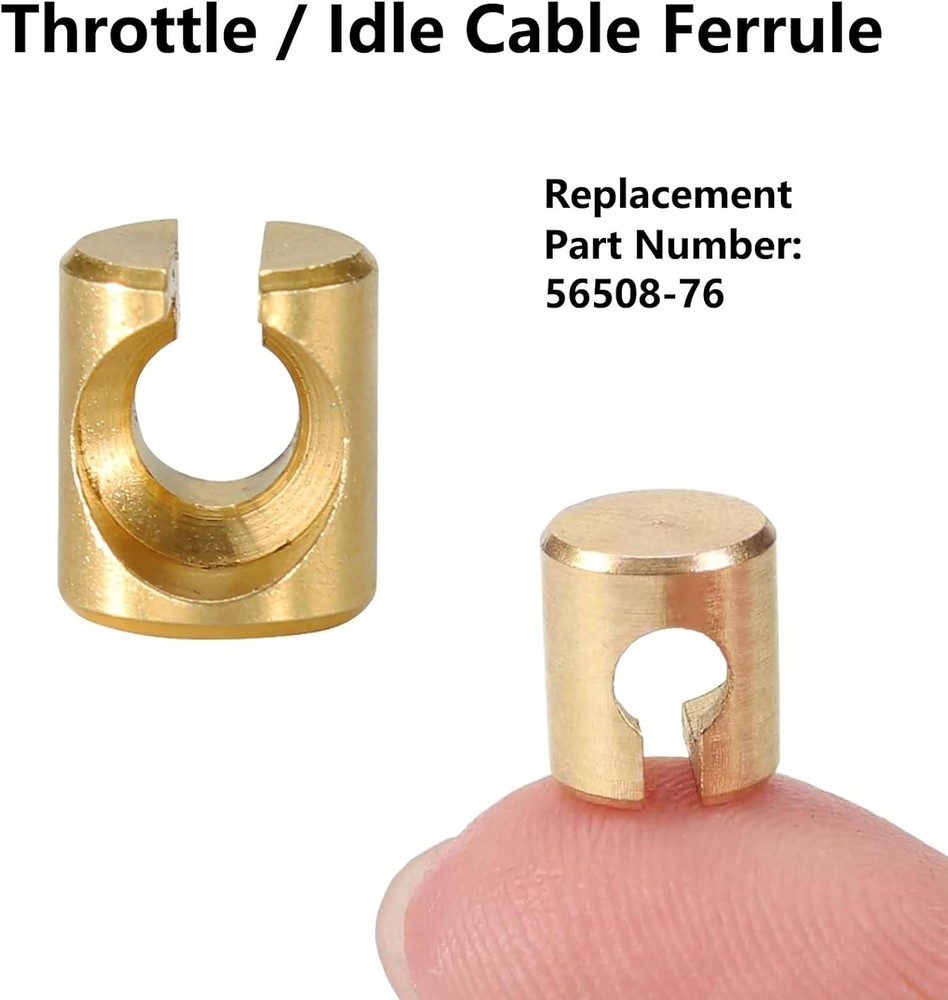 Throttle Idle Cable Ferrules for Carburetor Throttle Cable End Joint Guide Nut