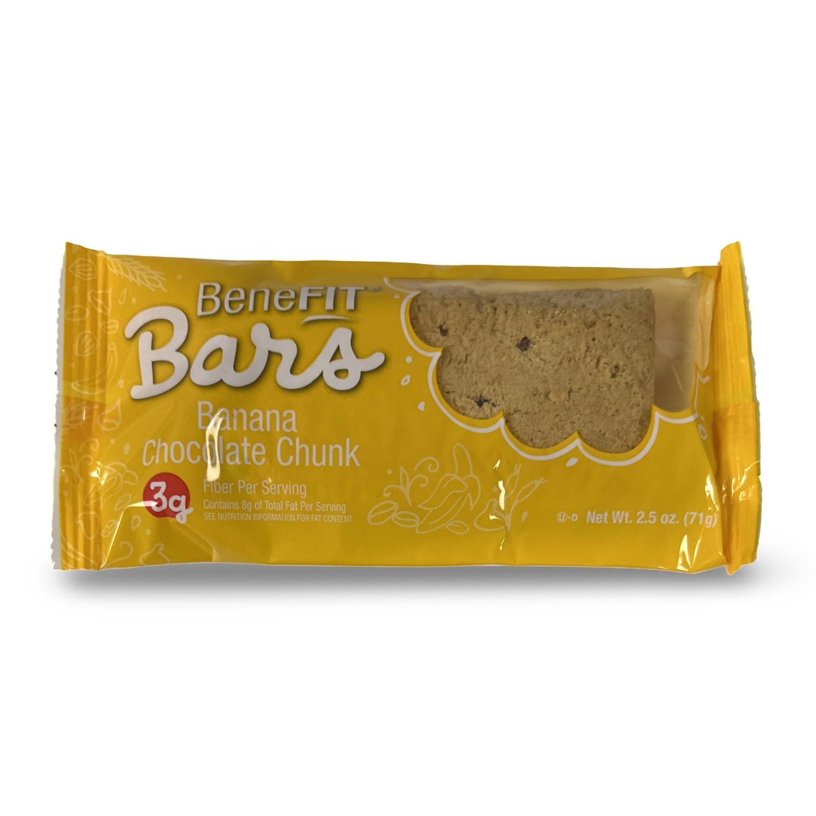J and J Snack BANANA Chocolate Chunk Readi Bake Benefit Breakfast Bar -- 48 per