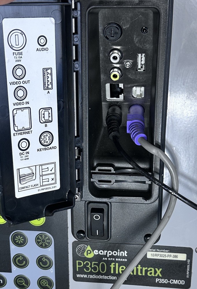 SPX Pearpoint P350 Flexitrax Crawler and Camera Controller for Sewer Drain Pipe