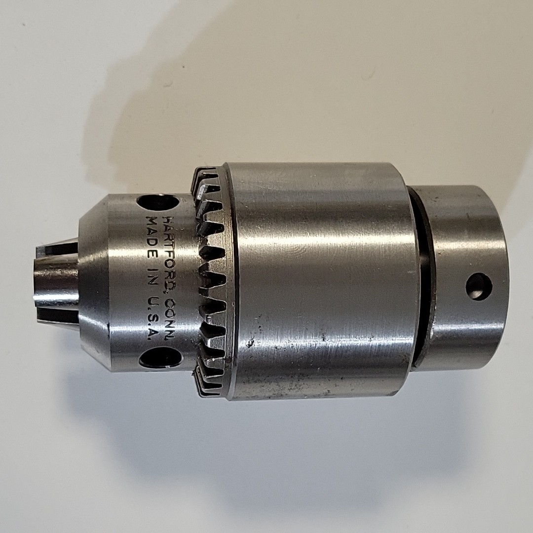 Vintage NOS Jacobs 633C 1/2" 33 Taper Drill Press Chuck Threaded Mount w/ Key