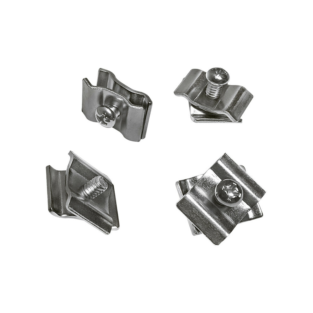 100 Pc Chrome Gridwall Joining Connectors Grid Panel Joiner Clips Joining Clamps