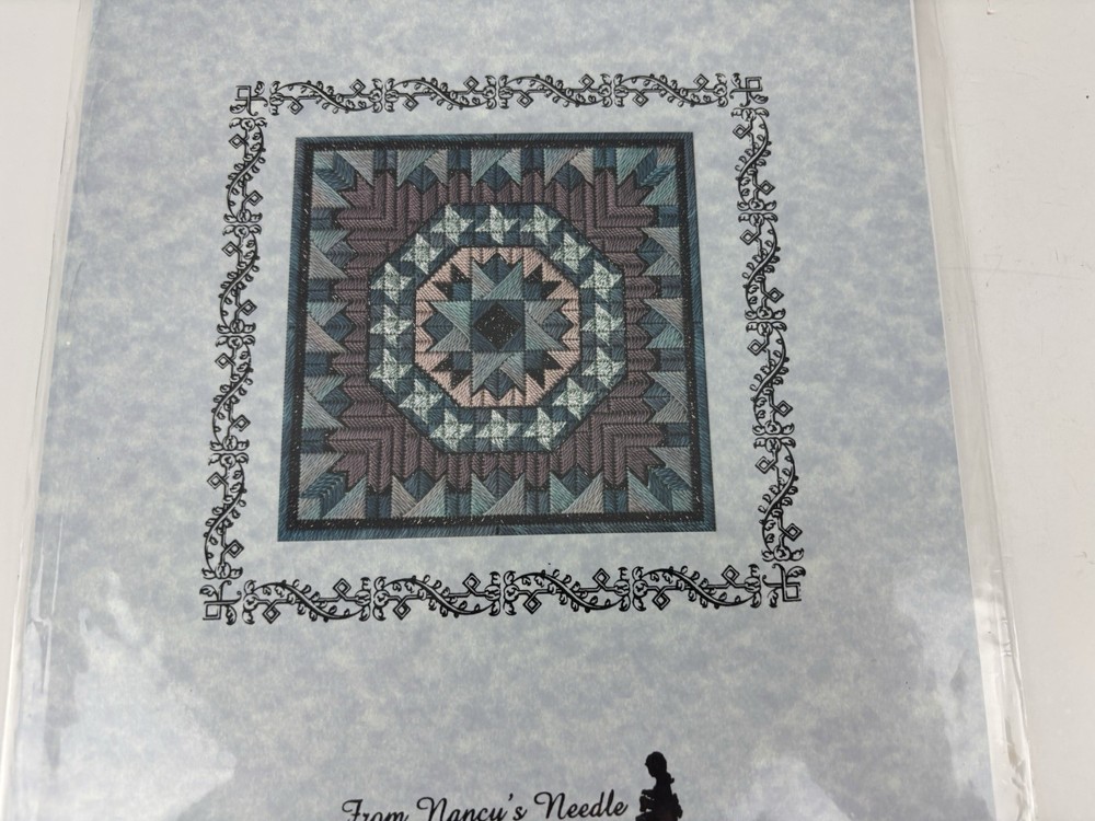 From Nancy’s Needle Quilt Series Winter Sky Needlepoint Pattern 1S
