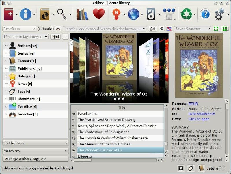 Calibre E-Book Manager & E-Reader Software for Windows on CD-ROM