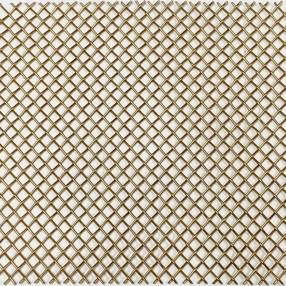 Wire Mesh Brass "LB" Creative Grille Mesh