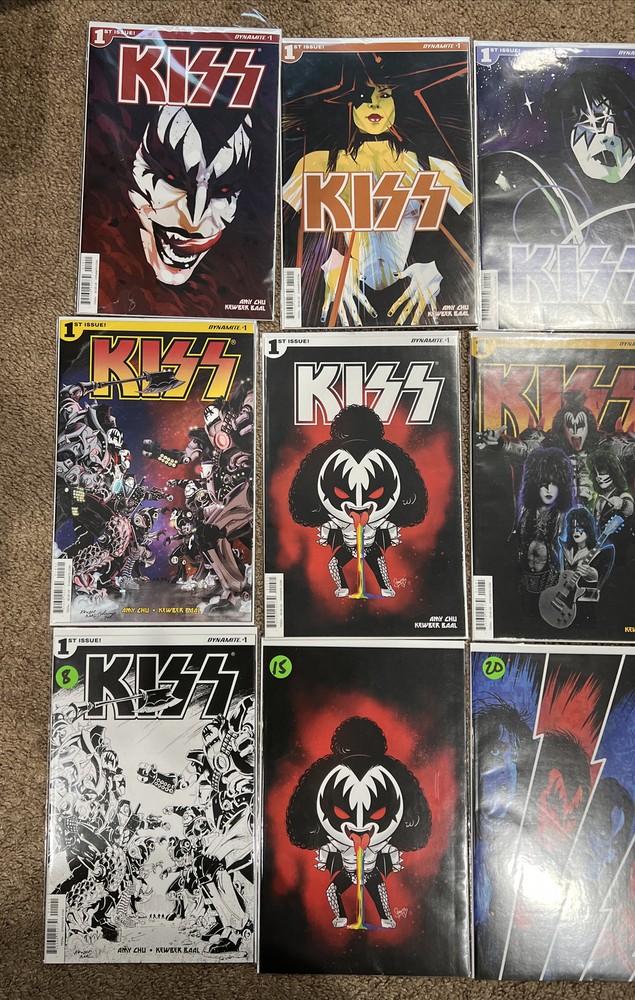 Kiss Memorabilia Dynamite Comic Books