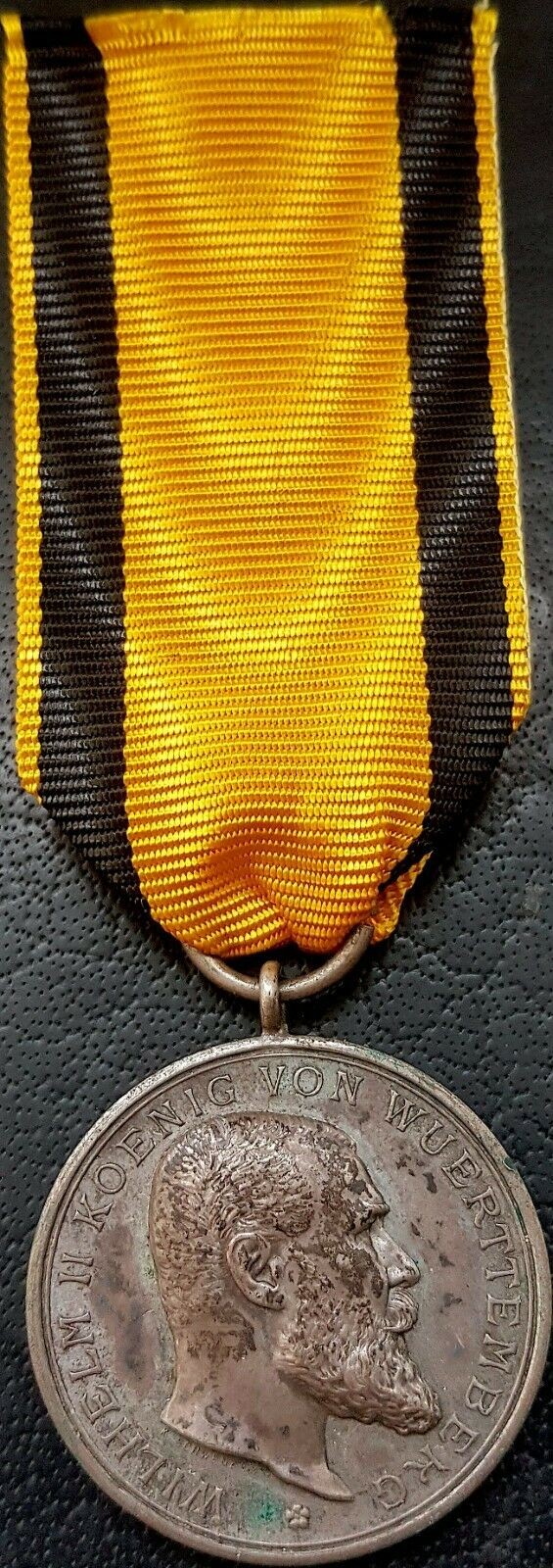 ✚10332✚ German WW1 Wurttemberg Silver Military Merit Medal Verdienstmedaille