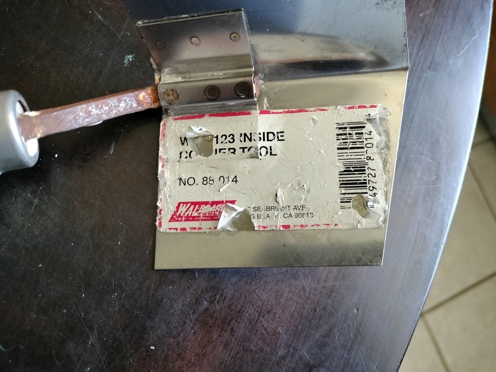 Wallboard Inside And Outside Corner Tools