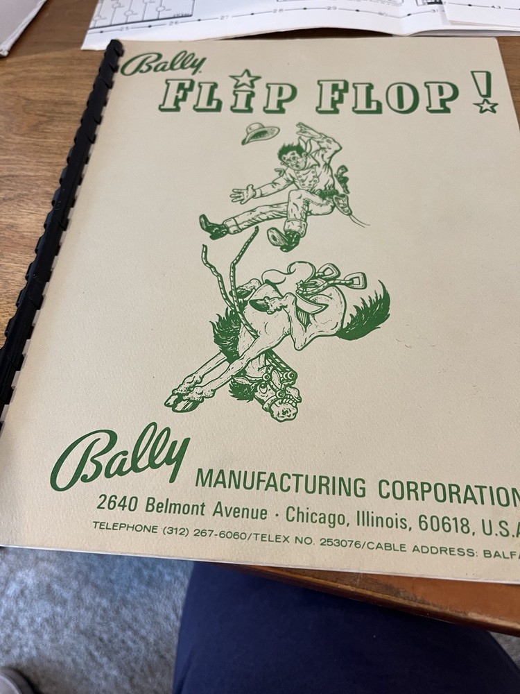 Flip Flop Pinball Manual & Schematic