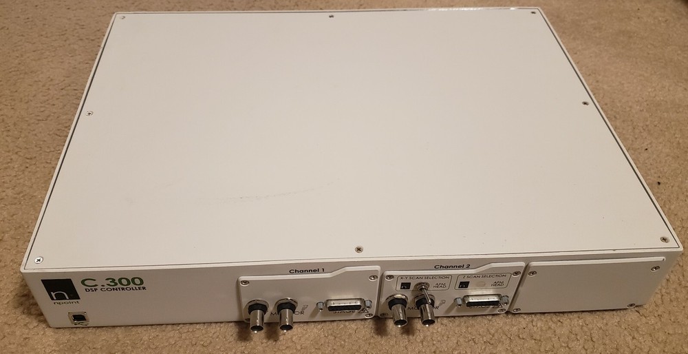 npoint C.300 DSP Controller 3 Channel AFM Microscope XYZ Scan Selection