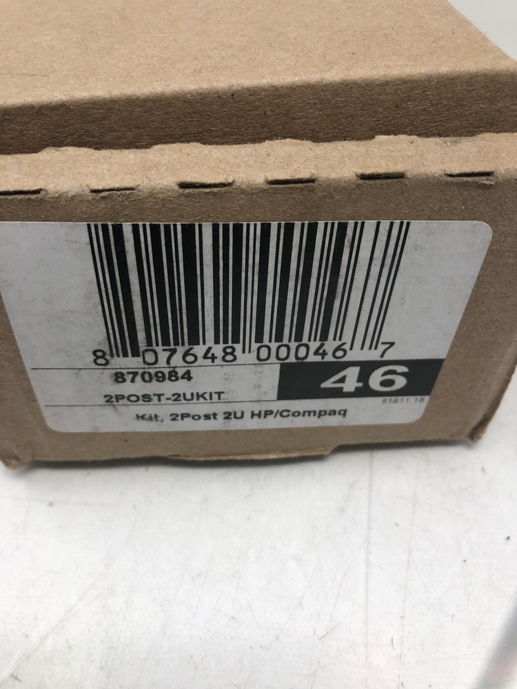 Rack Solutions 2 Post Conversion brackets 2U HP/Compaq Kit 870984