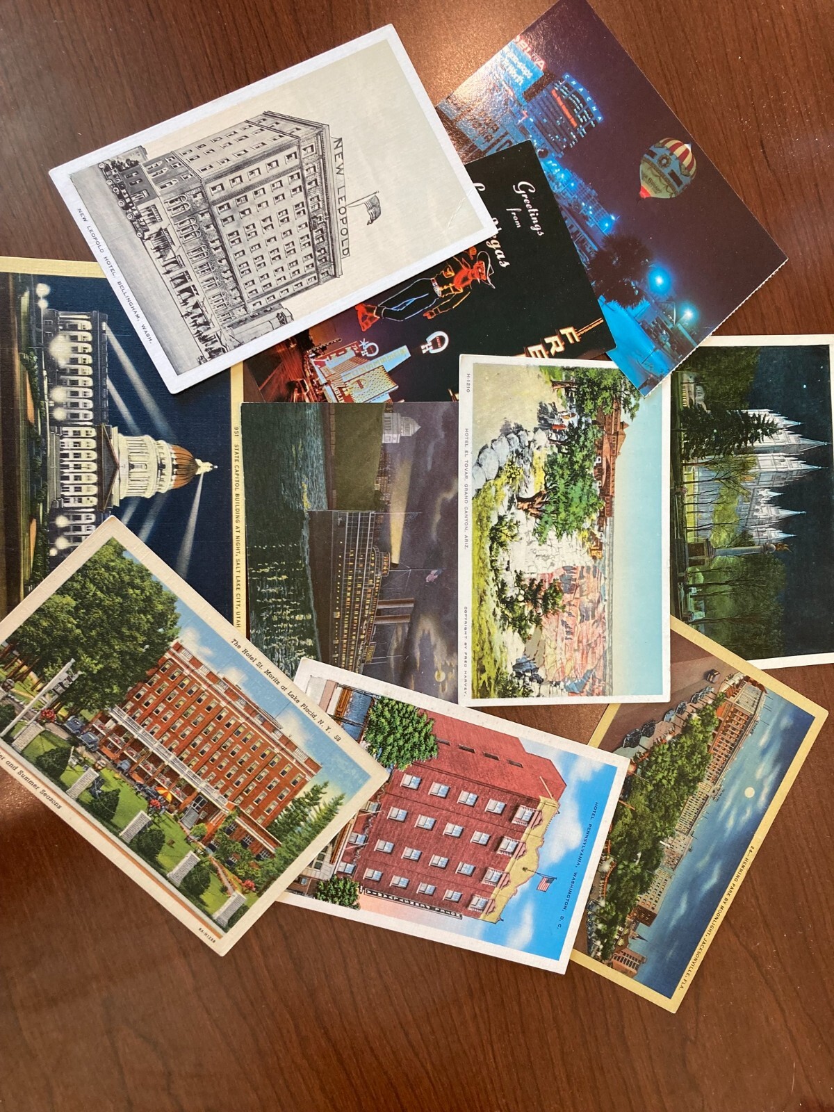50 Lot UNUSED Vintage Postcards from around United States 1900s-60s FREE SHIP