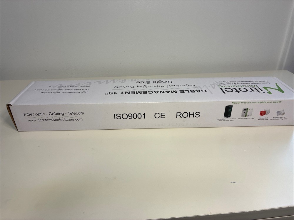 Nitrotel Cable Manage Full Plastic Sigle Side 1 ru