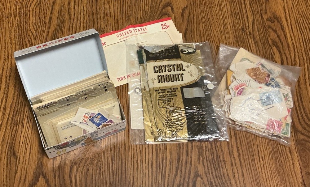 Vintage New England Ambassador World Stamp Album Global Collection