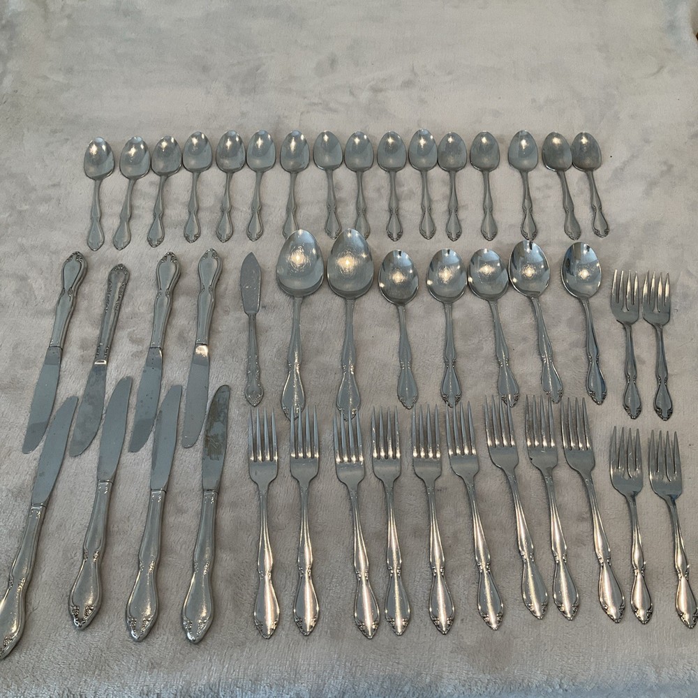 Oneida Berkeley Square Stainless Flatware 45pcs Bundle