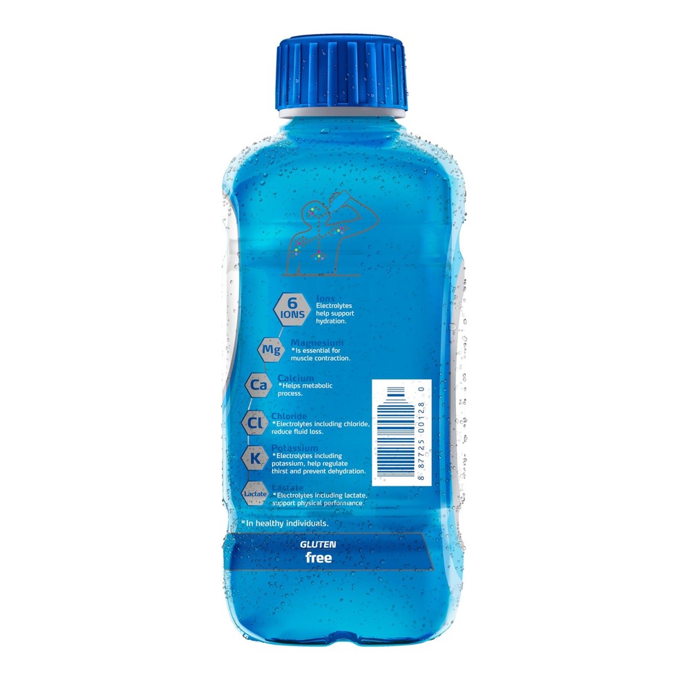 Electrolit Zero, Electrolyte Beverage, Blue Raspberry, 21 Fl Oz bottle Pack o...