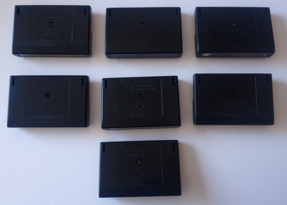 Lot of (7) Texas Instruments Home Computer Command Modules- Reading, Math, Games