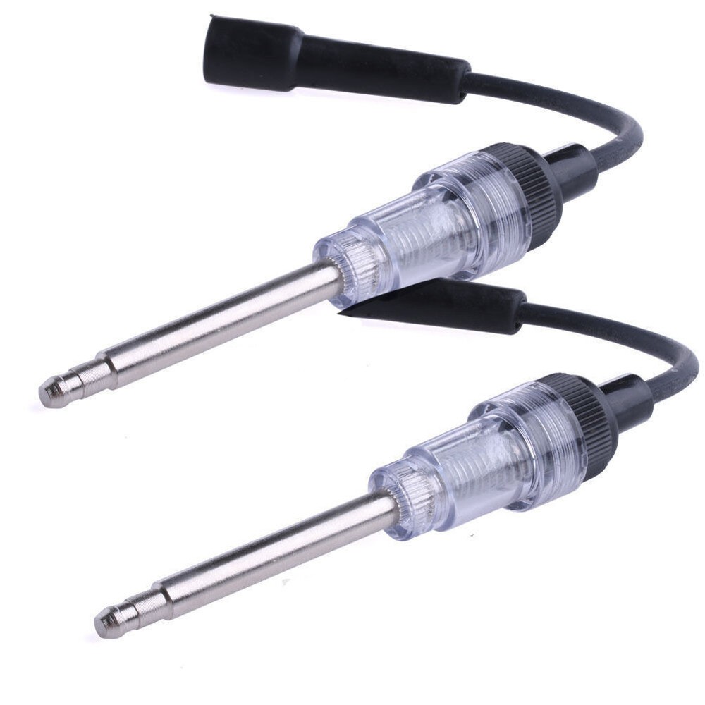 2pcs In-Line Ignition Spark Tester Engine Spark Plug Tester Diagnostic Tool
