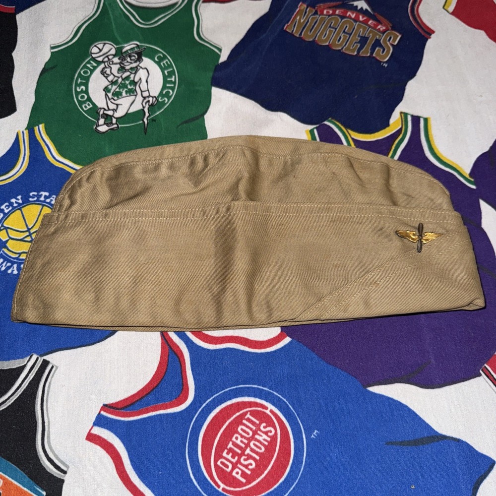 Original WWII U.S. Army Air Corps Air Forces officer & aviation GARRISON HAT CAP