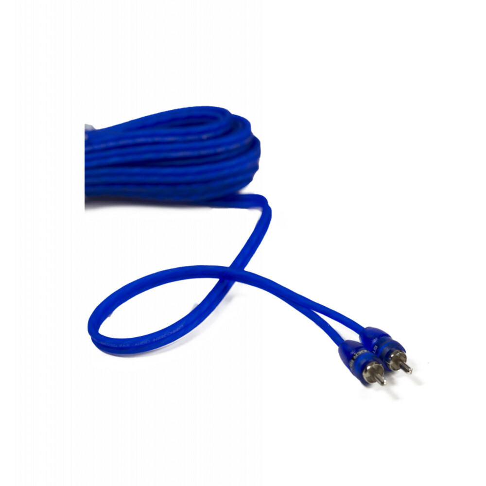 Stinger SRCB6 6ft Blue Comp Twisted RCA