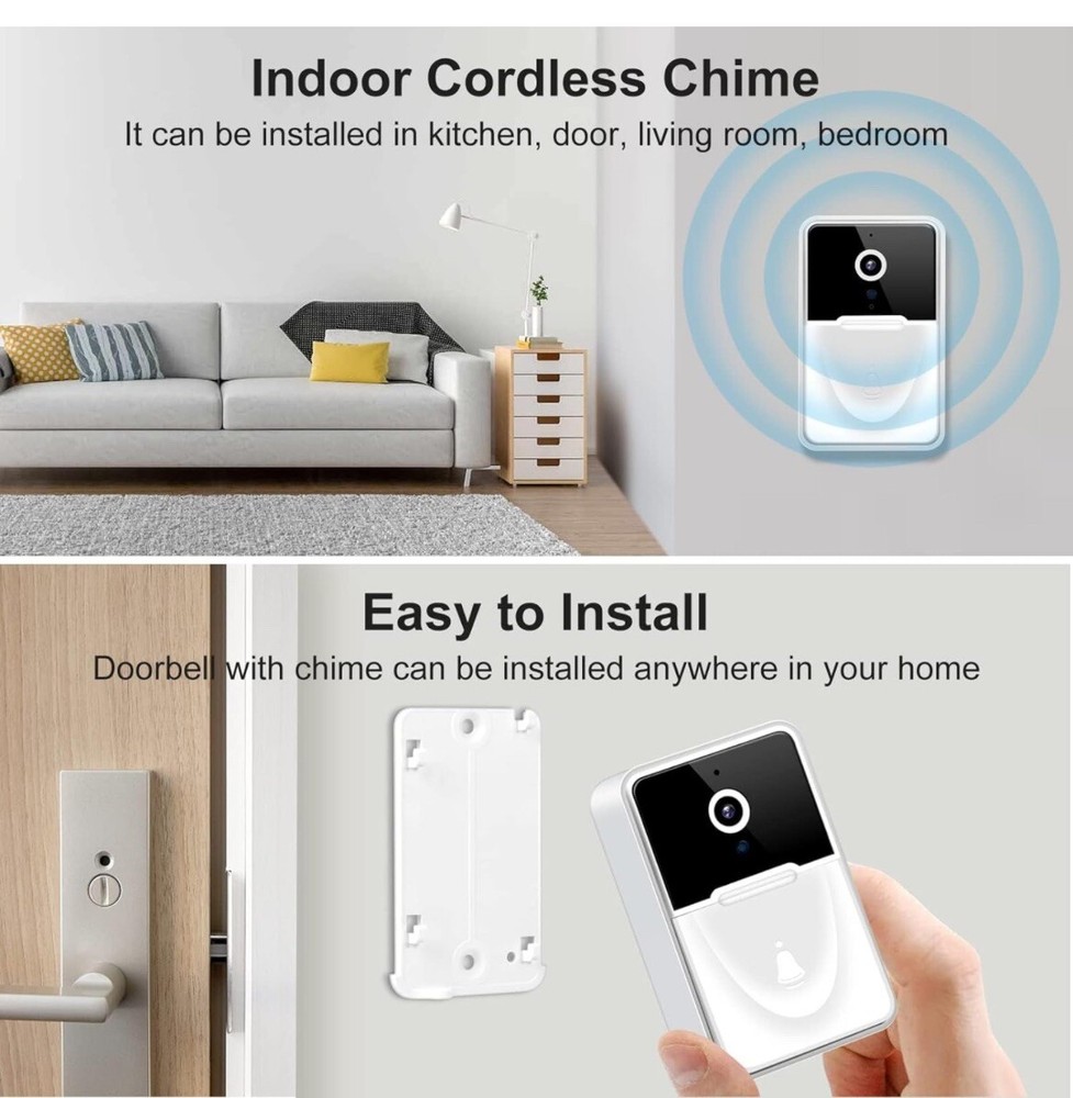 Smart Wireless Video Doorbell camera