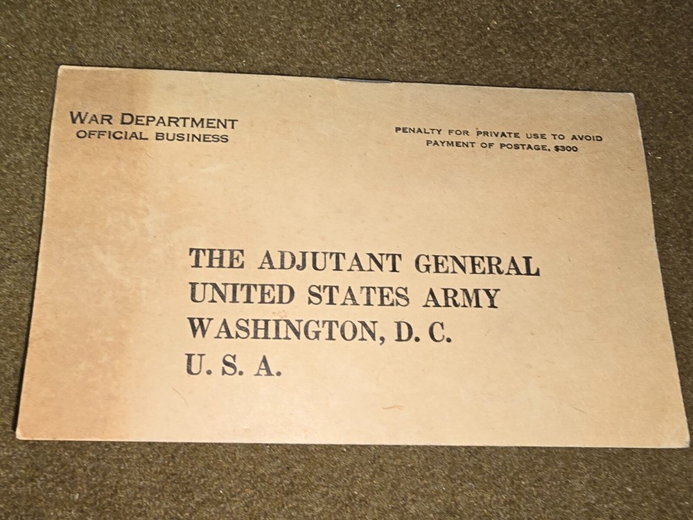 WWII Soldier Pay Record Named to Willard Smith Normandy and Bulge Veteran