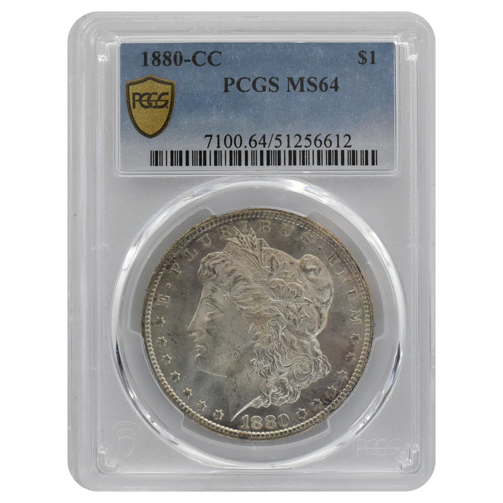 1880-CC Morgan Dollar MS64 PCGS