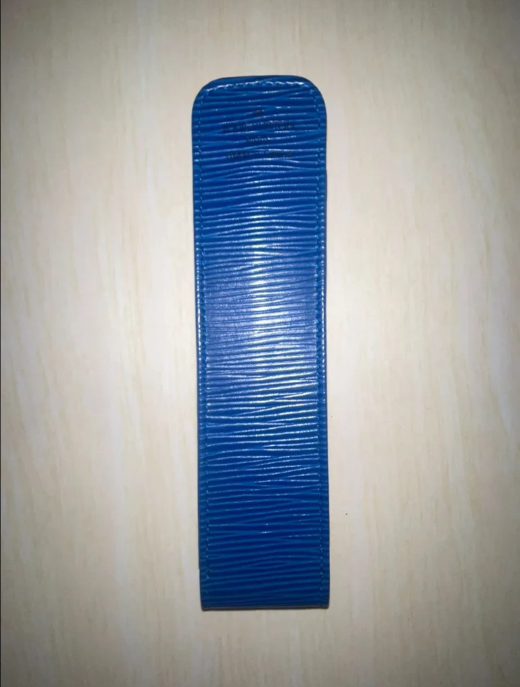 Louis Vuitton Epi Leather Pen Case Blue