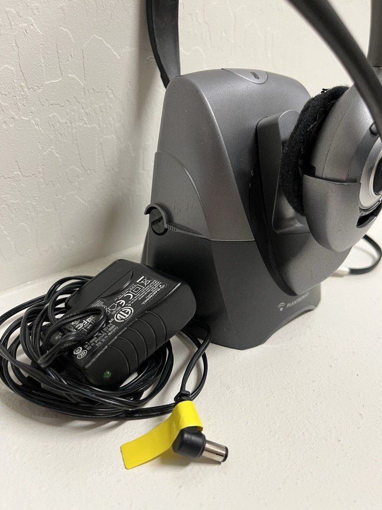 Plantronics Base Unit CS351 CS351N Supra Plus with Headset Works Great