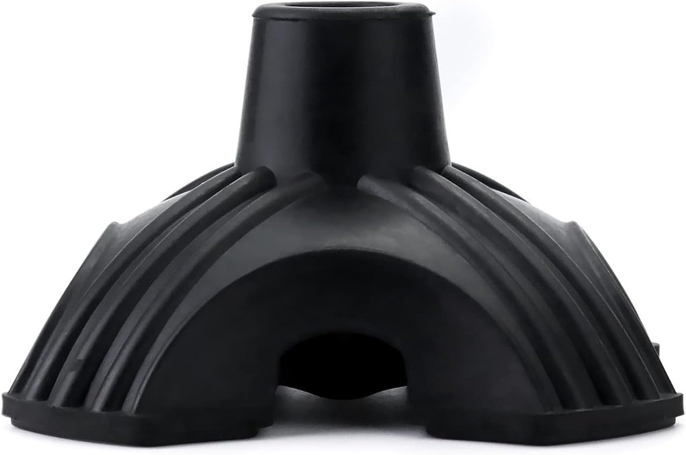 Rubber Replacement Foot Pad for Walking Canes, Universal Stable Four Point St...