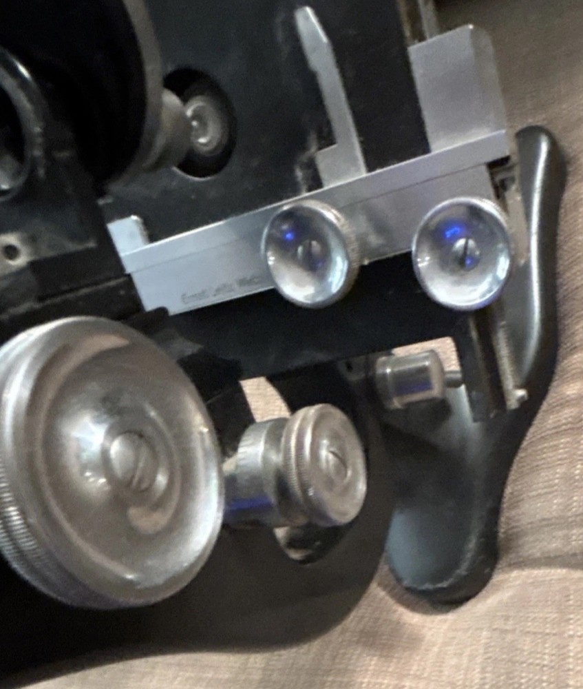 Leitz Wetzlar DRP Microscope with Multiple Objective Lenses