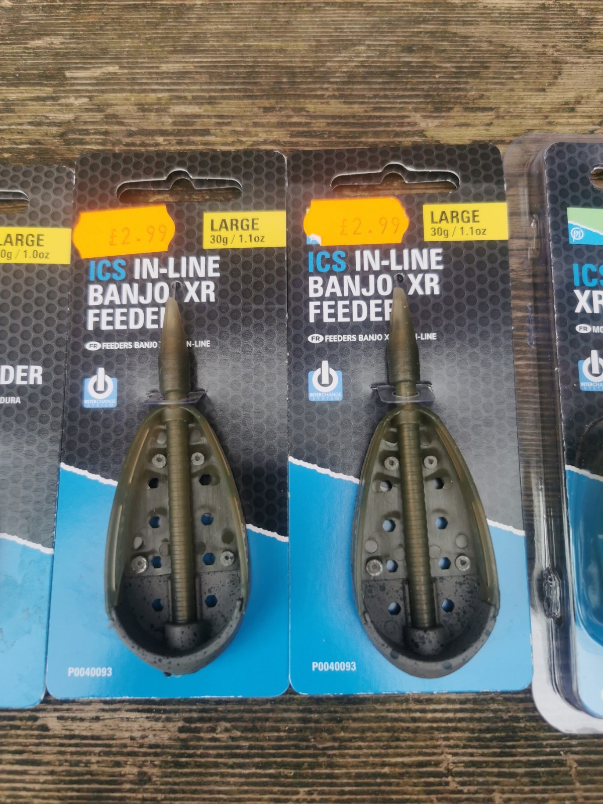 Preston Innovations ICS Banjo & Dura Flat Method Feeders 1 Mould & + Match Cubes