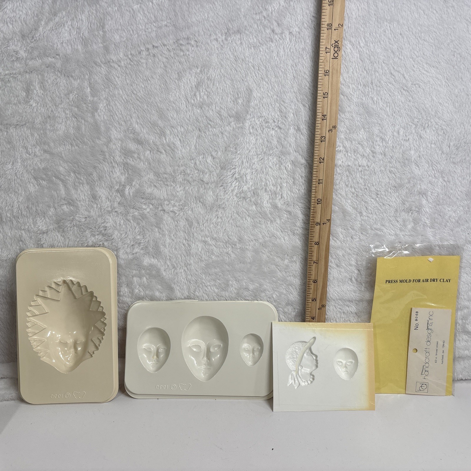 Press Mold For Air Dry Clay Vintage 1990
