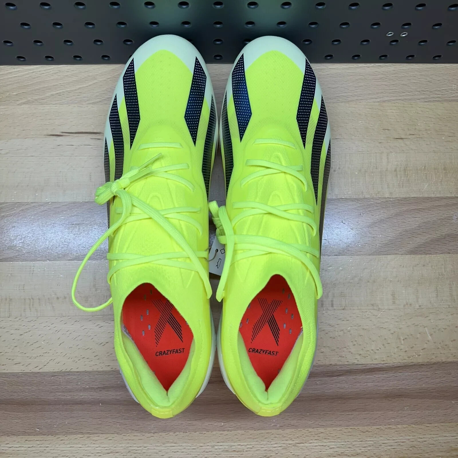 adidas X Crazyfast Elite F Soccer Cleats IE2376 Yellow Men's 7.5 / Women's 8.5