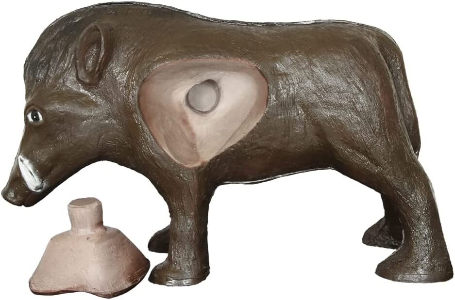 KHAMPA 3D Archery Target Boar with Replaceable Core, Self Healing, UV Protected