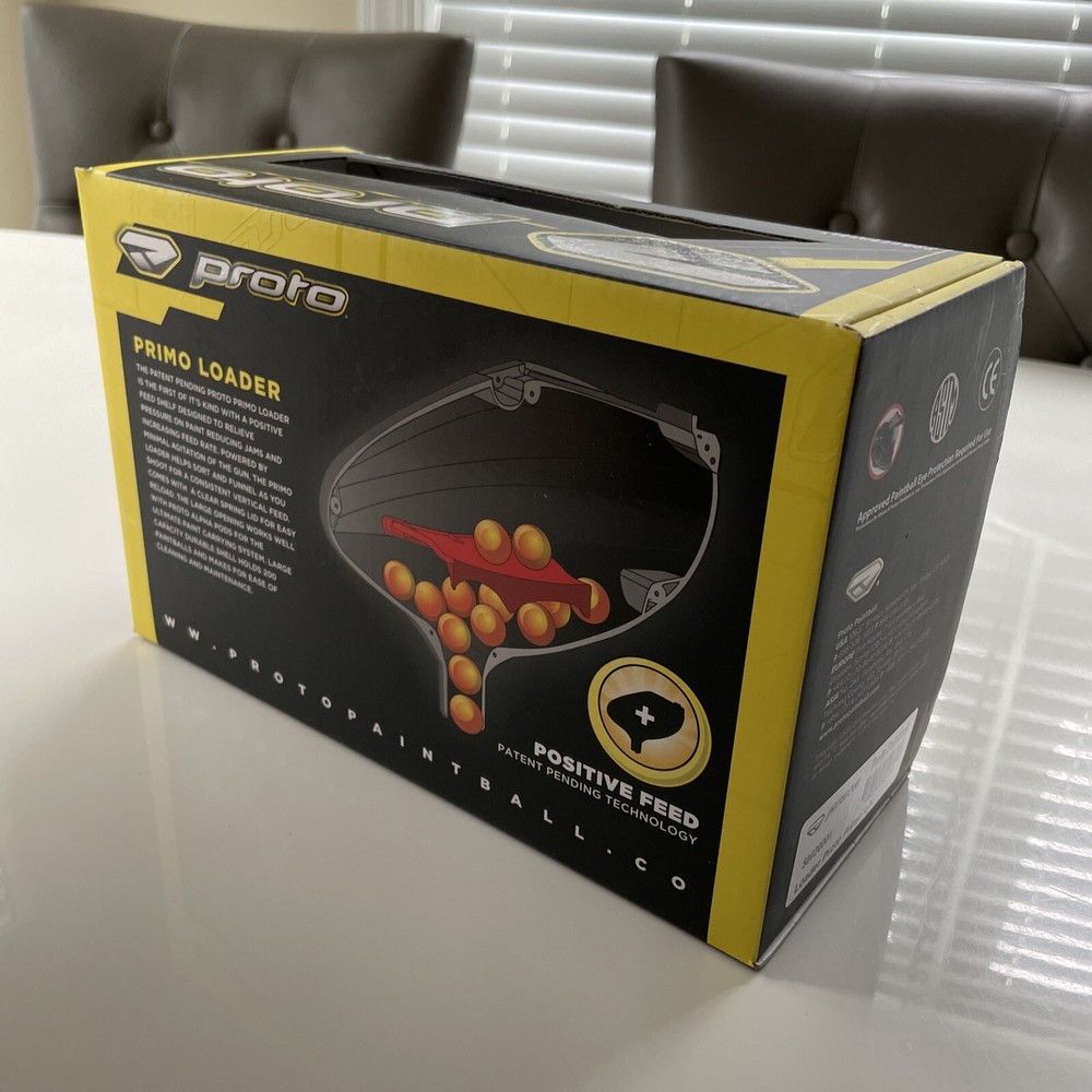 Proto Primo Gravity Feed Paintball Hopper Loader - Black