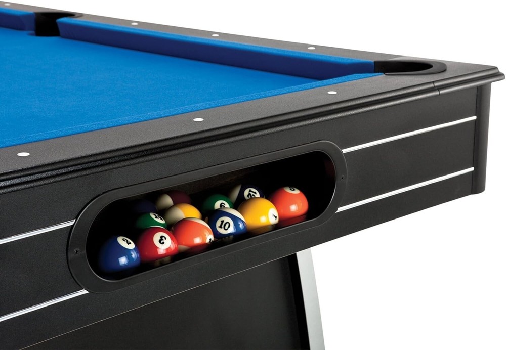 Fat Cat by Tucson 7? Pool Table with Automatic Ball Return, Electric Blue