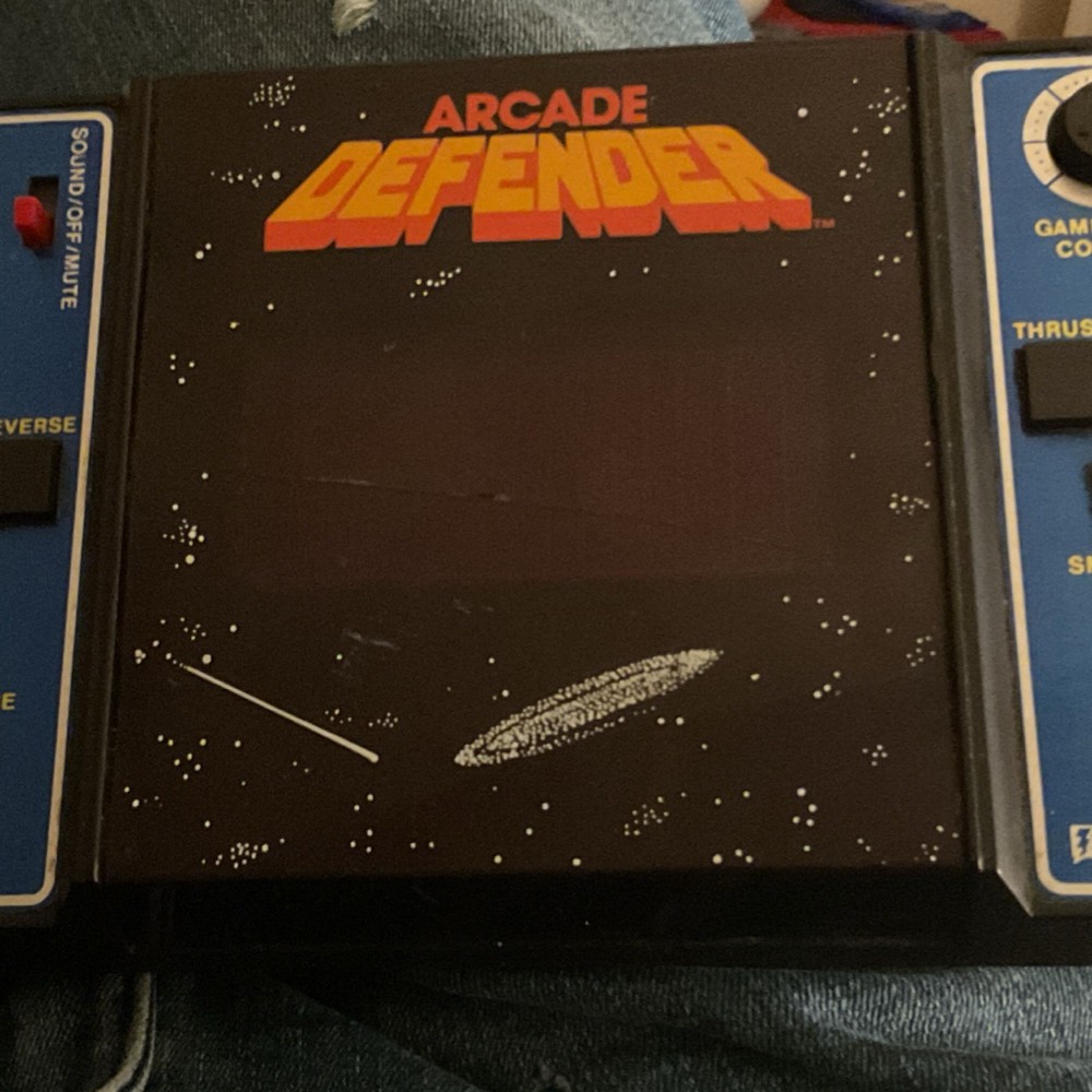 Entex Arcade Defender Handheld Electronic Game, Defender, Ages 8+