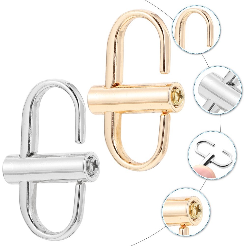 4 Pcs Chain Strap Adjustment Buckle Length Adjuster Adjustable Bag