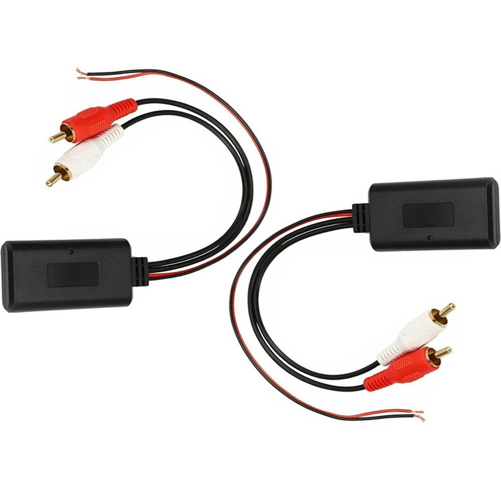 2Pcs Car Wireless Bluetooth Receiver Module AUX Audio Cable Adapter Universal