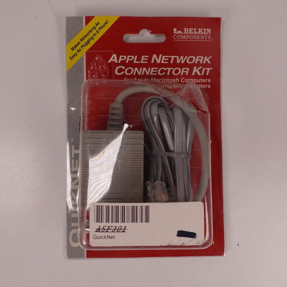 Belkin A5F301 Apple Network Connector Kit Macintosh QuickNet New