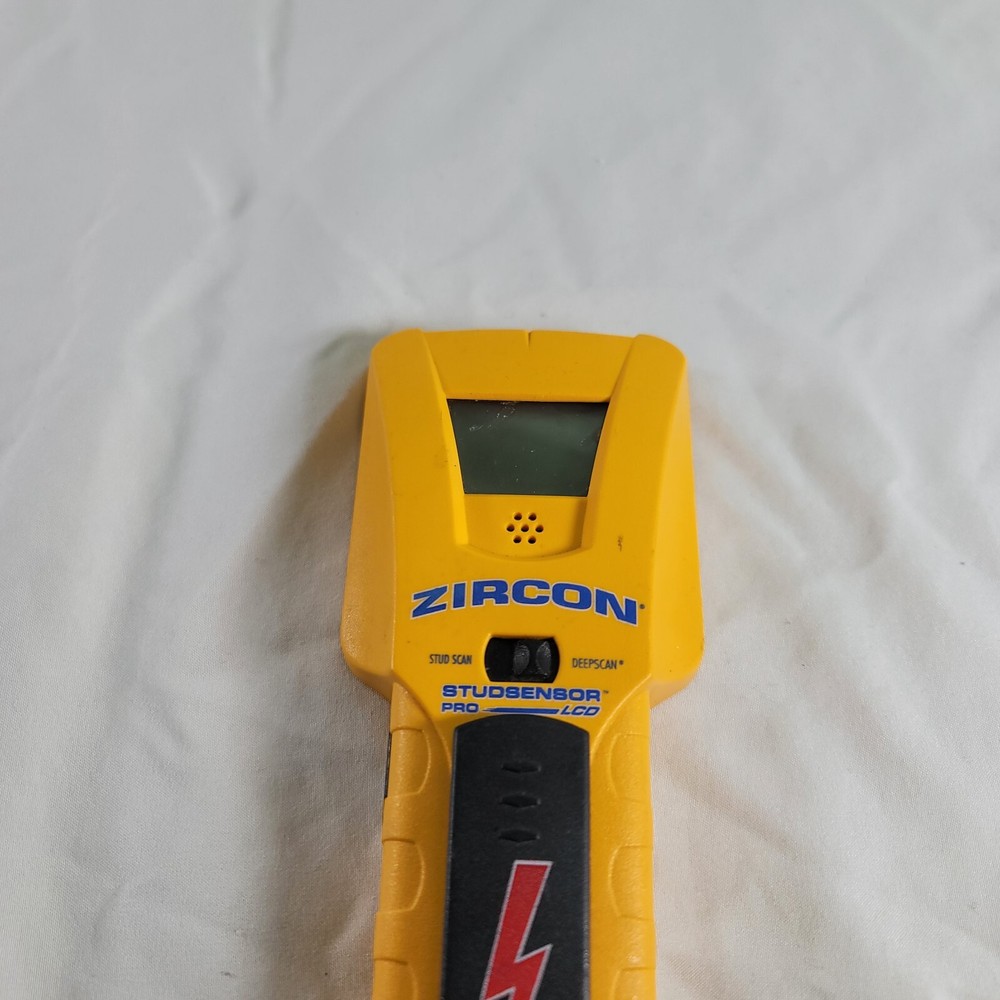 ZIRCON Electronic Deep Scan Stud Sensor PRO LCD Stud Scan With Wire Warning