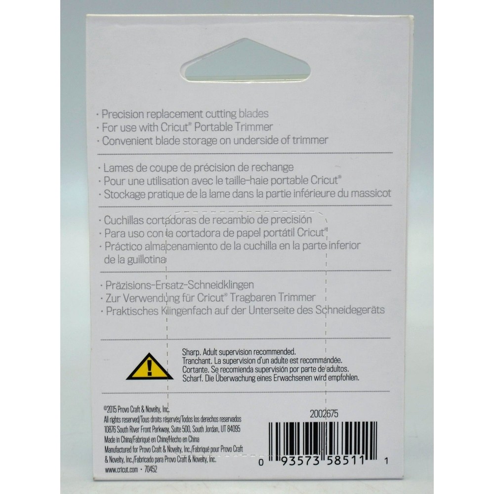 Cricut® Portable Trimmer Replacement Blades (Count 2)