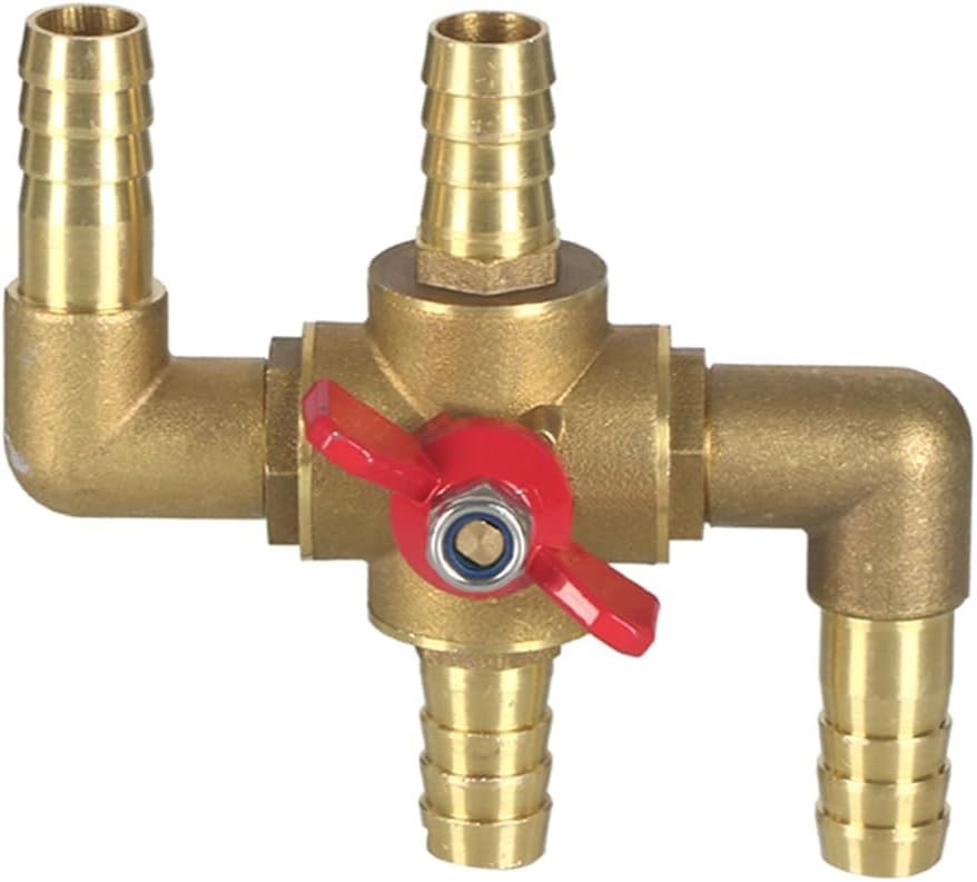 All Solid Brass Body Automobile Integrated 4-Way Heating Water Manual Control...