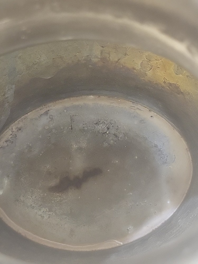 Vintage Poole Teapot Silver Plate #954 9"Tall